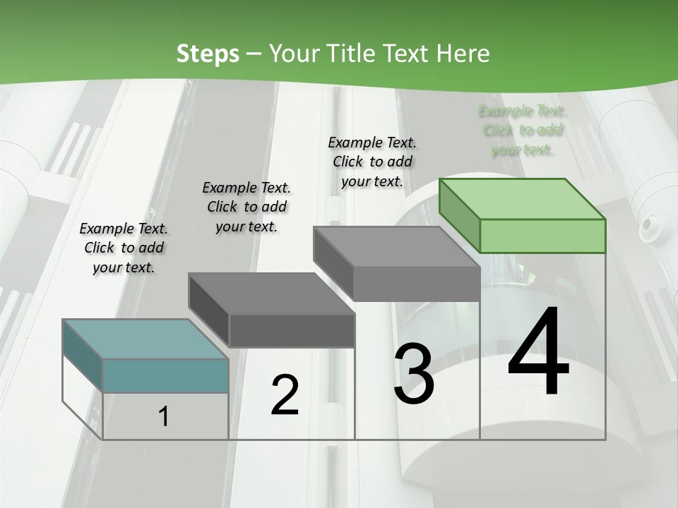 Modern Building Lift PowerPoint Template