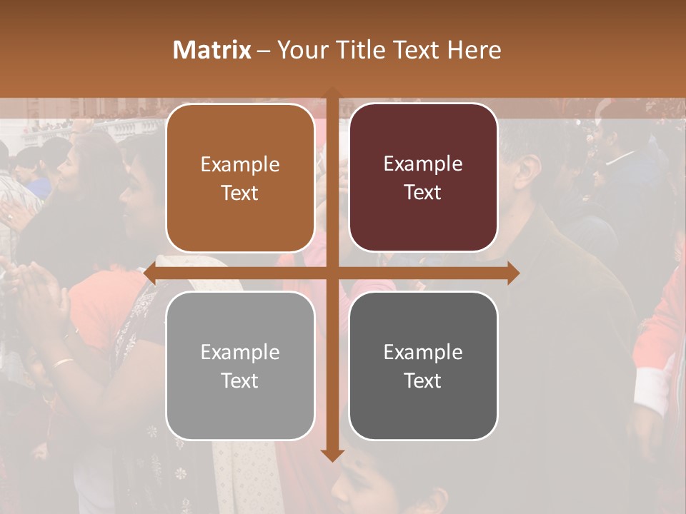 London, Uk - October 19. Diwali On The Square 2008. Indian Religious Festival In Trafalgar Square. October 19, 2008 In London, Uk. PowerPoint Template