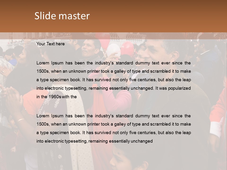 London, Uk - October 19. Diwali On The Square 2008. Indian Religious Festival In Trafalgar Square. October 19, 2008 In London, Uk. PowerPoint Template