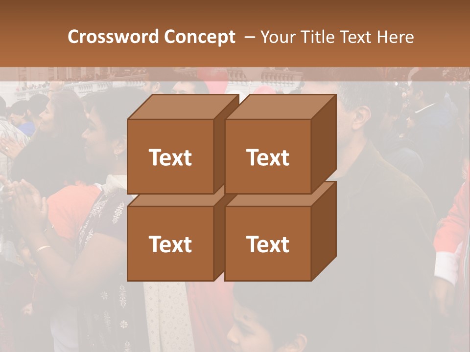 London, Uk - October 19. Diwali On The Square 2008. Indian Religious Festival In Trafalgar Square. October 19, 2008 In London, Uk. PowerPoint Template