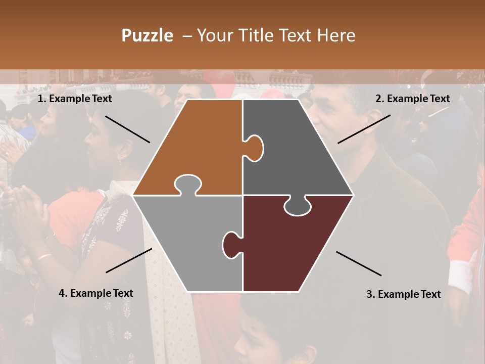 London, Uk - October 19. Diwali On The Square 2008. Indian Religious Festival In Trafalgar Square. October 19, 2008 In London, Uk. PowerPoint Template