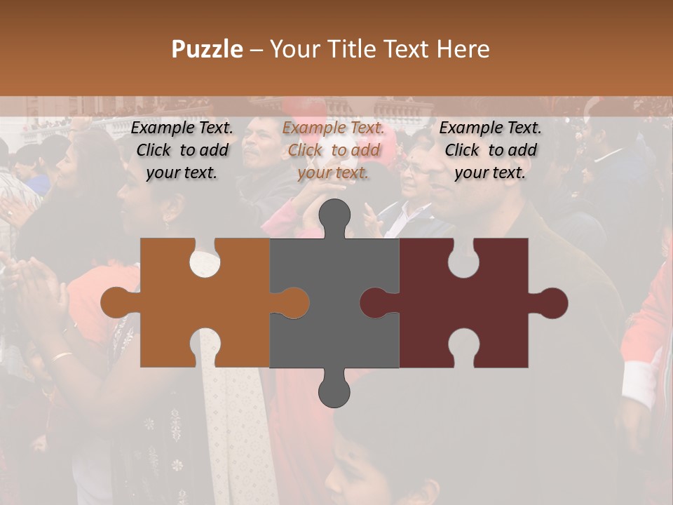 London, Uk - October 19. Diwali On The Square 2008. Indian Religious Festival In Trafalgar Square. October 19, 2008 In London, Uk. PowerPoint Template