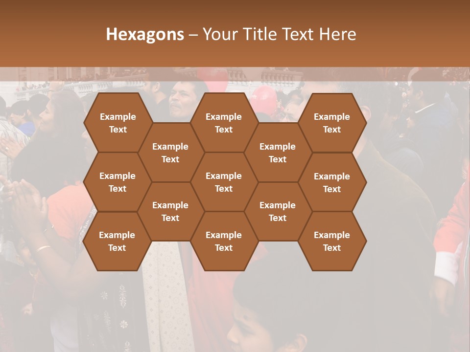 London, Uk - October 19. Diwali On The Square 2008. Indian Religious Festival In Trafalgar Square. October 19, 2008 In London, Uk. PowerPoint Template