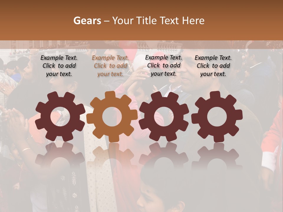 London, Uk - October 19. Diwali On The Square 2008. Indian Religious Festival In Trafalgar Square. October 19, 2008 In London, Uk. PowerPoint Template