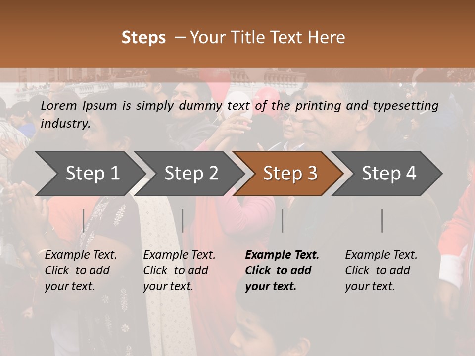 London, Uk - October 19. Diwali On The Square 2008. Indian Religious Festival In Trafalgar Square. October 19, 2008 In London, Uk. PowerPoint Template