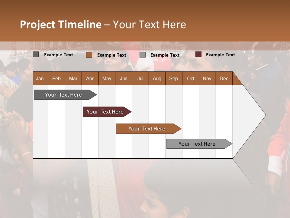 London, Uk - October 19. Diwali On The Square 2008. Indian Religious Festival In Trafalgar Square. October 19, 2008 In London, Uk. PowerPoint Template