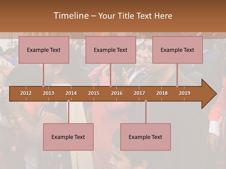 London, Uk - October 19. Diwali On The Square 2008. Indian Religious Festival In Trafalgar Square. October 19, 2008 In London, Uk. PowerPoint Template