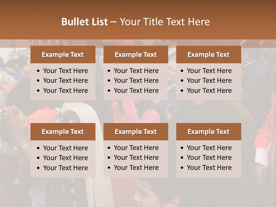 London, Uk - October 19. Diwali On The Square 2008. Indian Religious Festival In Trafalgar Square. October 19, 2008 In London, Uk. PowerPoint Template