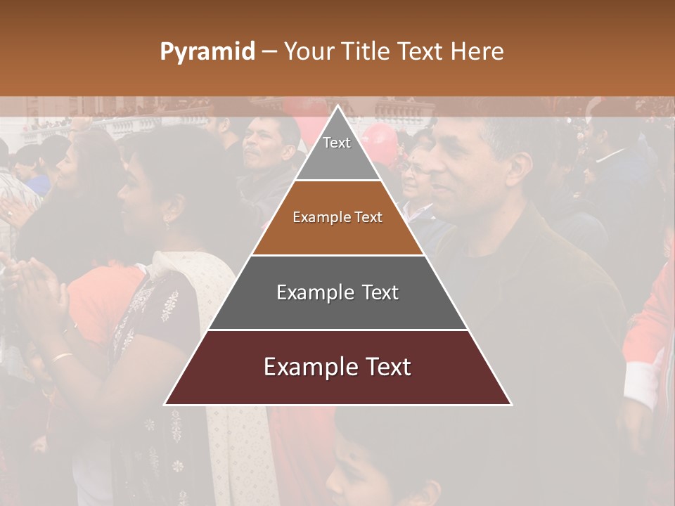 London, Uk - October 19. Diwali On The Square 2008. Indian Religious Festival In Trafalgar Square. October 19, 2008 In London, Uk. PowerPoint Template