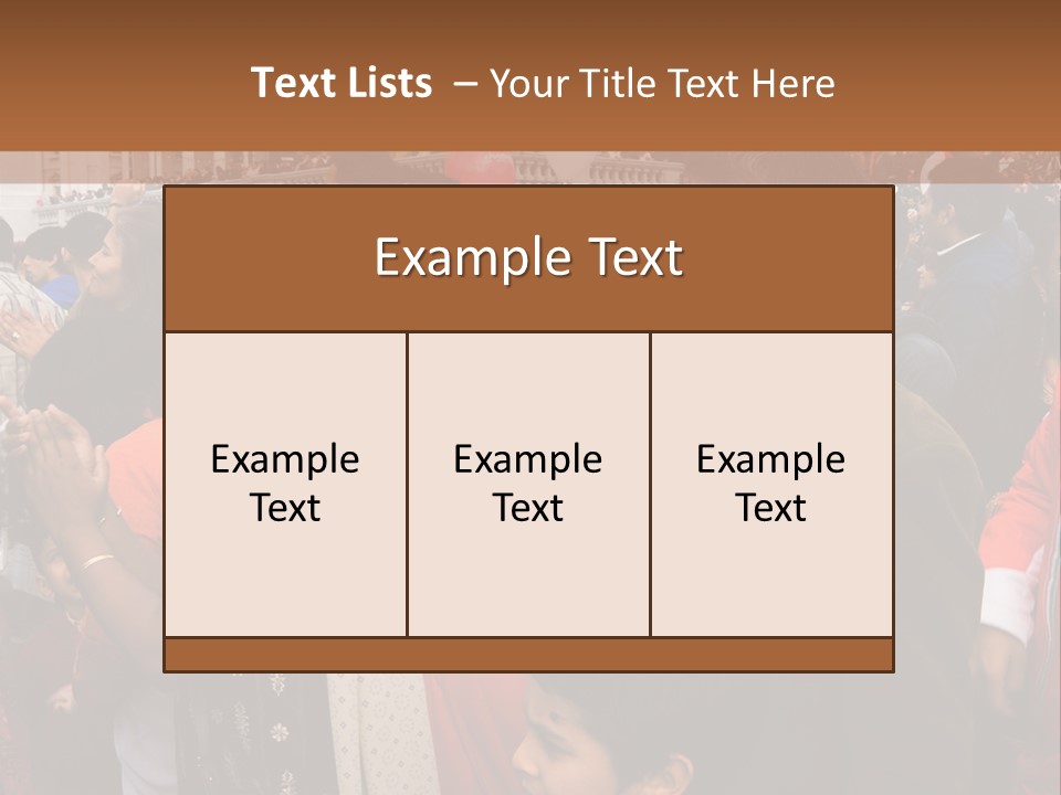 London, Uk - October 19. Diwali On The Square 2008. Indian Religious Festival In Trafalgar Square. October 19, 2008 In London, Uk. PowerPoint Template