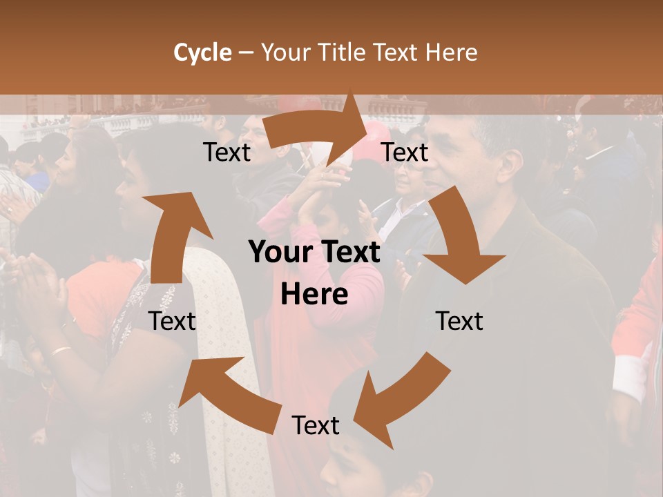 London, Uk - October 19. Diwali On The Square 2008. Indian Religious Festival In Trafalgar Square. October 19, 2008 In London, Uk. PowerPoint Template