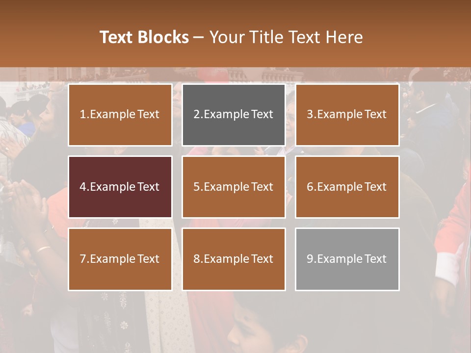 London, Uk - October 19. Diwali On The Square 2008. Indian Religious Festival In Trafalgar Square. October 19, 2008 In London, Uk. PowerPoint Template