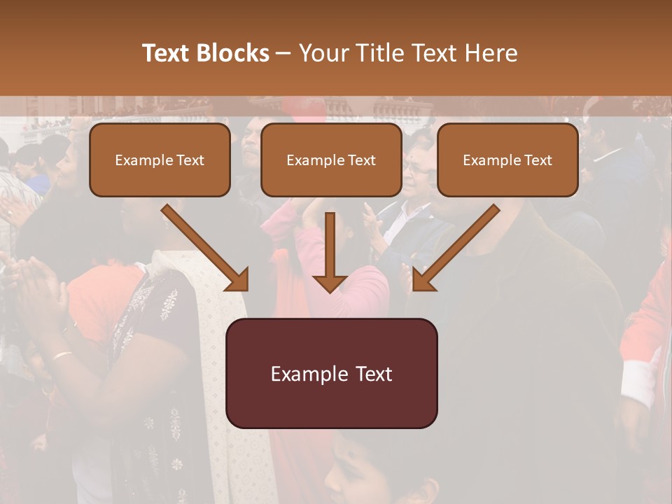 London, Uk - October 19. Diwali On The Square 2008. Indian Religious Festival In Trafalgar Square. October 19, 2008 In London, Uk. PowerPoint Template