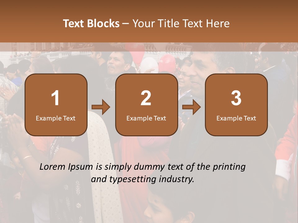 London, Uk - October 19. Diwali On The Square 2008. Indian Religious Festival In Trafalgar Square. October 19, 2008 In London, Uk. PowerPoint Template