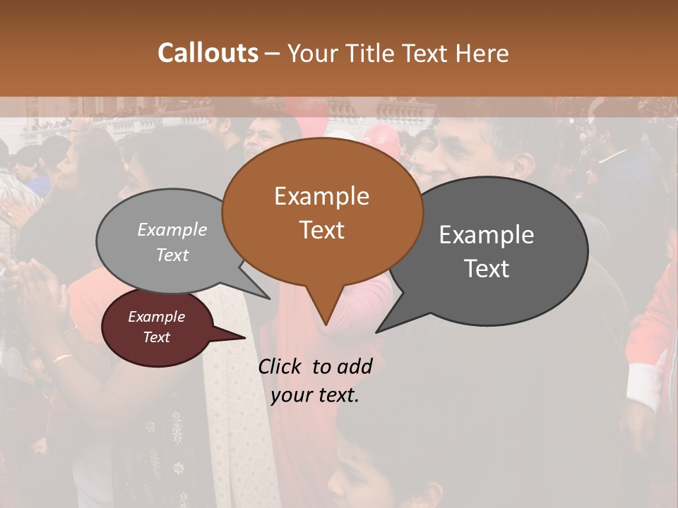 London, Uk - October 19. Diwali On The Square 2008. Indian Religious Festival In Trafalgar Square. October 19, 2008 In London, Uk. PowerPoint Template