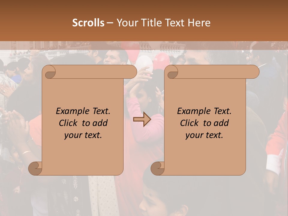 London, Uk - October 19. Diwali On The Square 2008. Indian Religious Festival In Trafalgar Square. October 19, 2008 In London, Uk. PowerPoint Template