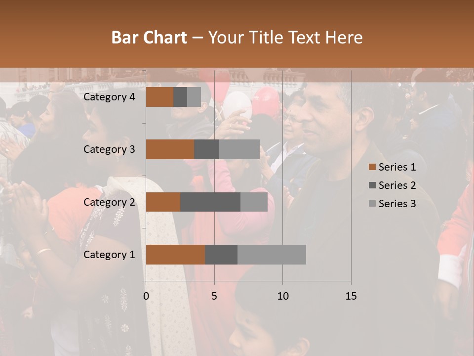 London, Uk - October 19. Diwali On The Square 2008. Indian Religious Festival In Trafalgar Square. October 19, 2008 In London, Uk. PowerPoint Template