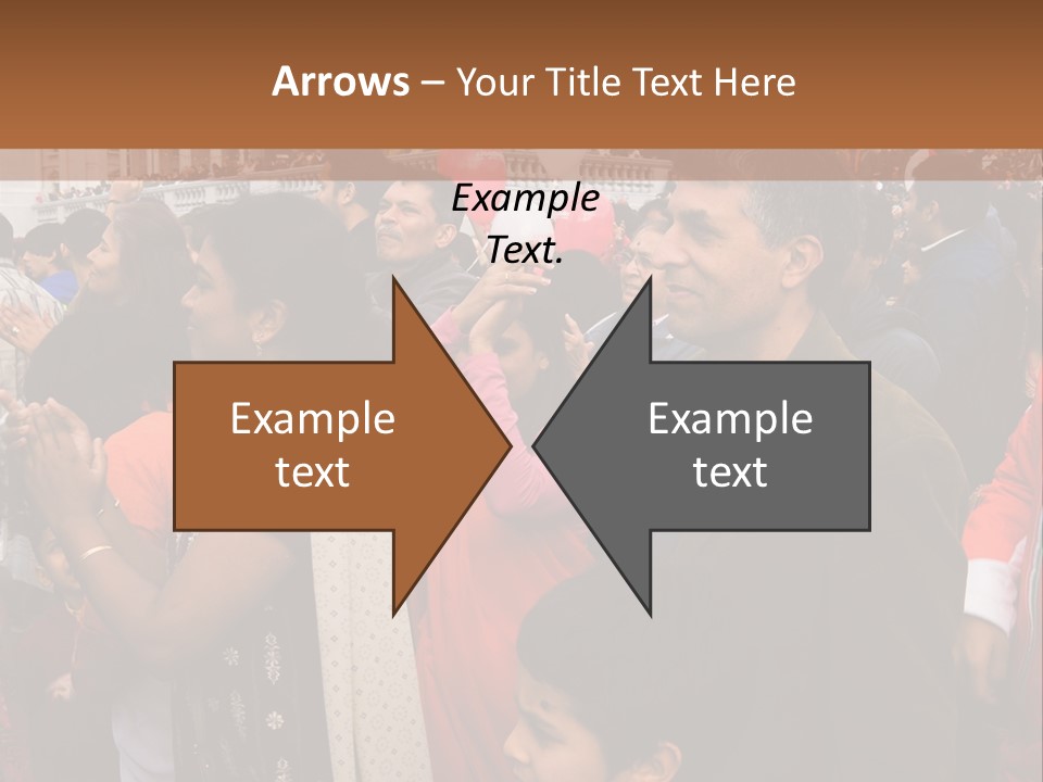 London, Uk - October 19. Diwali On The Square 2008. Indian Religious Festival In Trafalgar Square. October 19, 2008 In London, Uk. PowerPoint Template