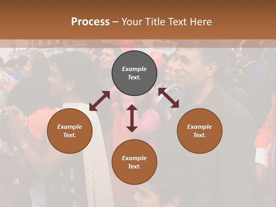 London, Uk - October 19. Diwali On The Square 2008. Indian Religious Festival In Trafalgar Square. October 19, 2008 In London, Uk. PowerPoint Template