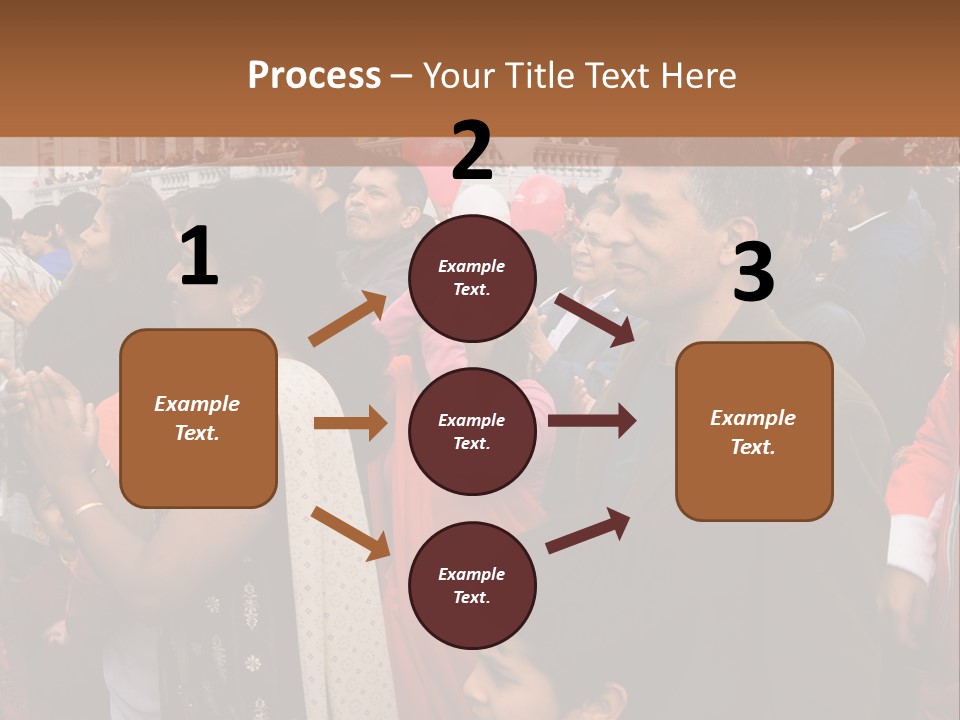 London, Uk - October 19. Diwali On The Square 2008. Indian Religious Festival In Trafalgar Square. October 19, 2008 In London, Uk. PowerPoint Template