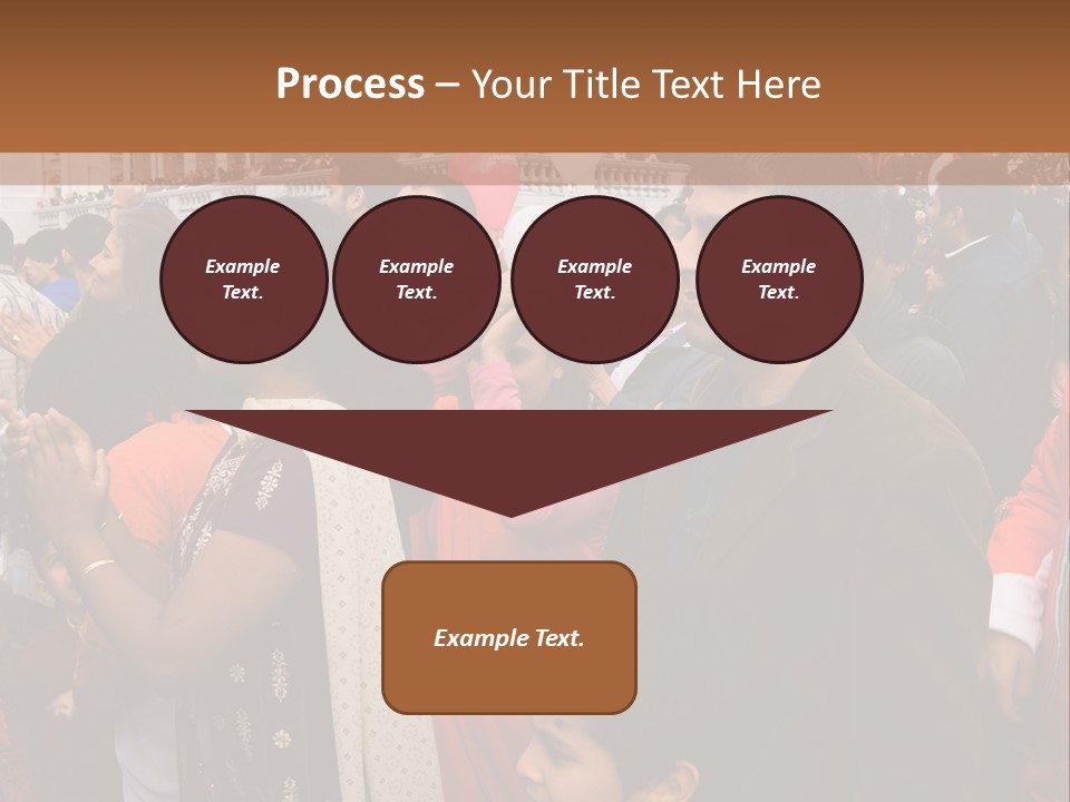 London, Uk - October 19. Diwali On The Square 2008. Indian Religious Festival In Trafalgar Square. October 19, 2008 In London, Uk. PowerPoint Template