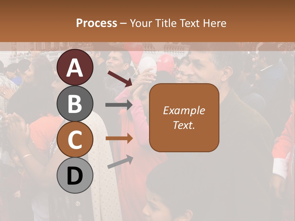 London, Uk - October 19. Diwali On The Square 2008. Indian Religious Festival In Trafalgar Square. October 19, 2008 In London, Uk. PowerPoint Template