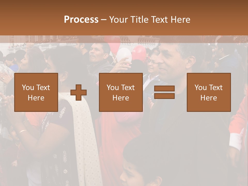London, Uk - October 19. Diwali On The Square 2008. Indian Religious Festival In Trafalgar Square. October 19, 2008 In London, Uk. PowerPoint Template