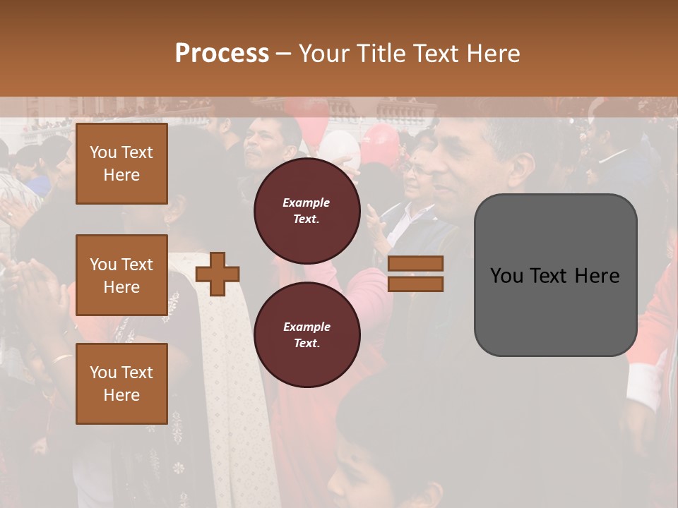 London, Uk - October 19. Diwali On The Square 2008. Indian Religious Festival In Trafalgar Square. October 19, 2008 In London, Uk. PowerPoint Template