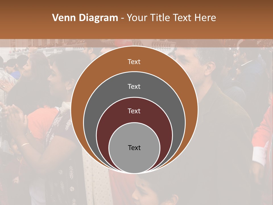 London, Uk - October 19. Diwali On The Square 2008. Indian Religious Festival In Trafalgar Square. October 19, 2008 In London, Uk. PowerPoint Template