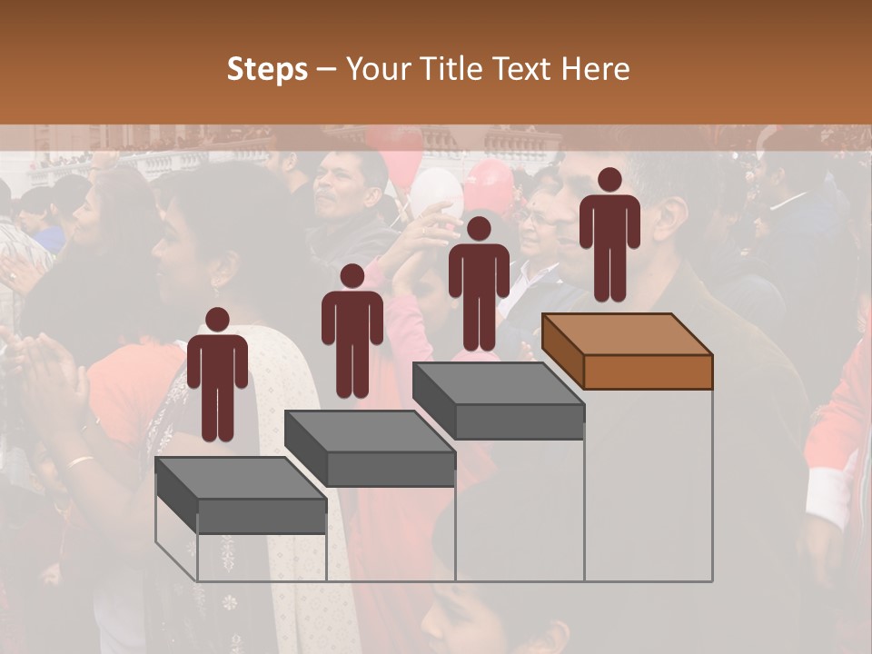 London, Uk - October 19. Diwali On The Square 2008. Indian Religious Festival In Trafalgar Square. October 19, 2008 In London, Uk. PowerPoint Template