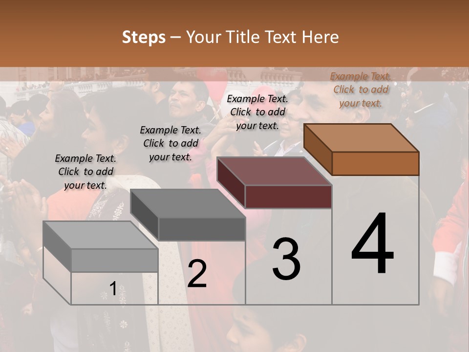 London, Uk - October 19. Diwali On The Square 2008. Indian Religious Festival In Trafalgar Square. October 19, 2008 In London, Uk. PowerPoint Template