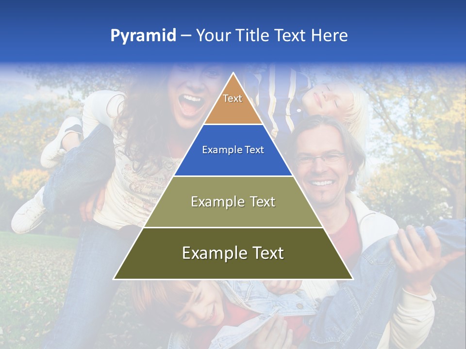 Family Time - Playful Family In The Park PowerPoint Template