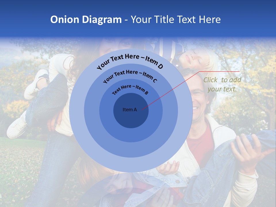 Family Time - Playful Family In The Park PowerPoint Template