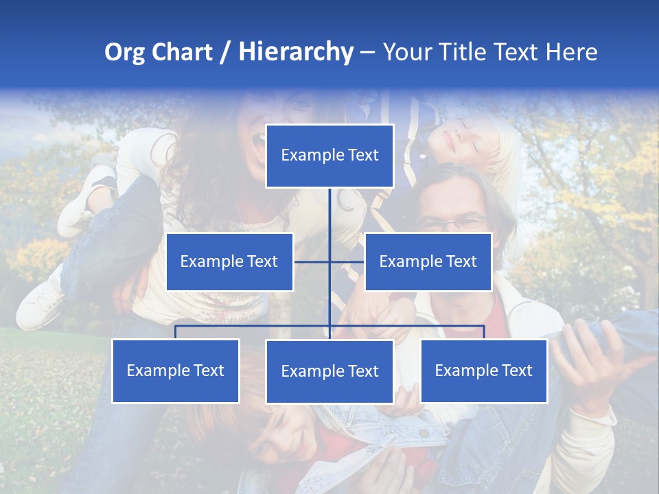 Family Time - Playful Family In The Park PowerPoint Template