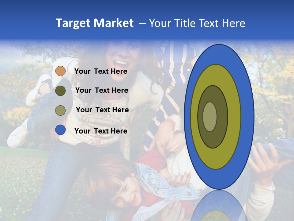 Family Time - Playful Family In The Park PowerPoint Template