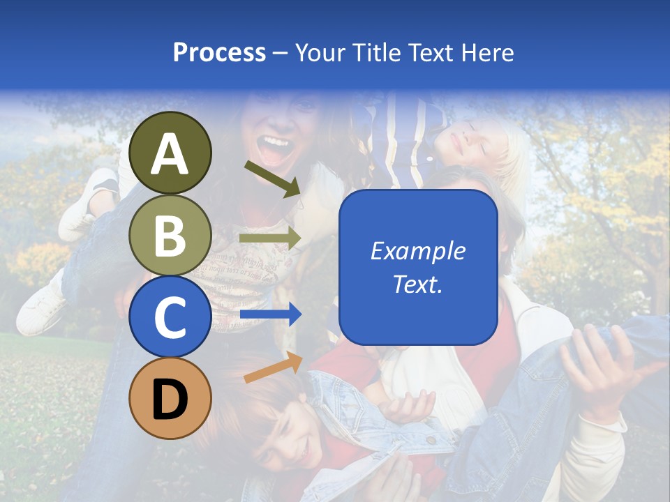 Family Time - Playful Family In The Park PowerPoint Template