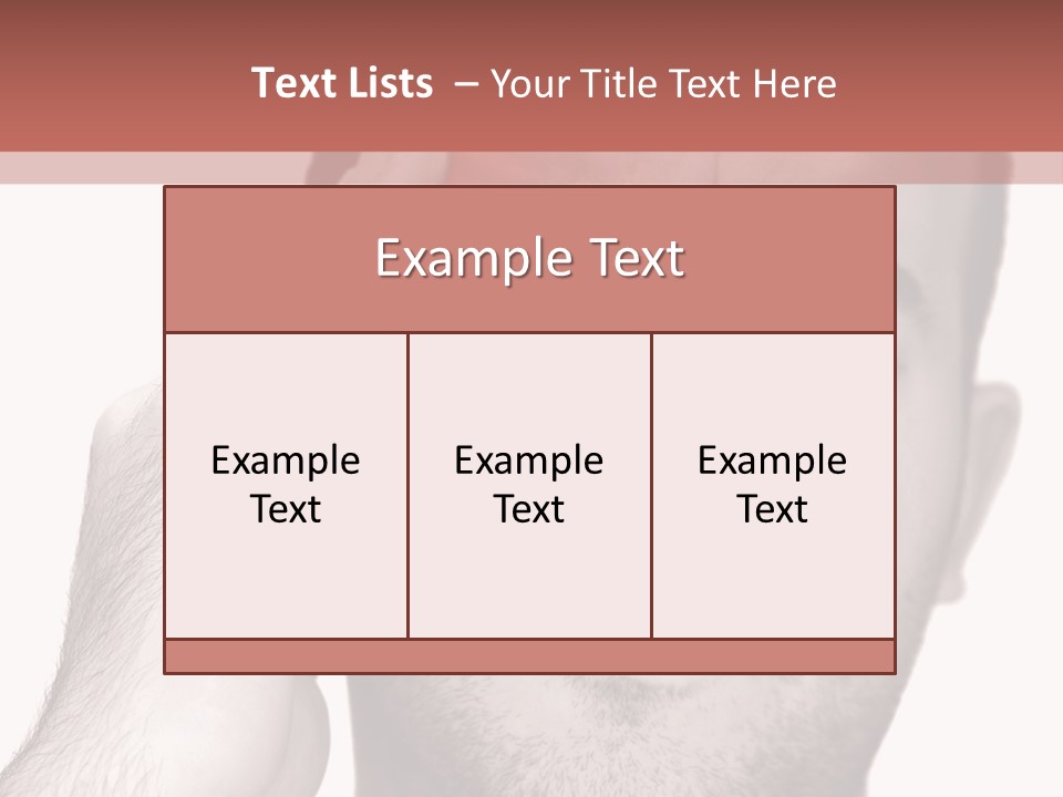 A Young Man Grasping His Head Where The Pain Is - A Killer Headache Or Migraine. PowerPoint Template