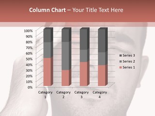 A Young Man Grasping His Head Where The Pain Is - A Killer Headache Or Migraine. PowerPoint Template