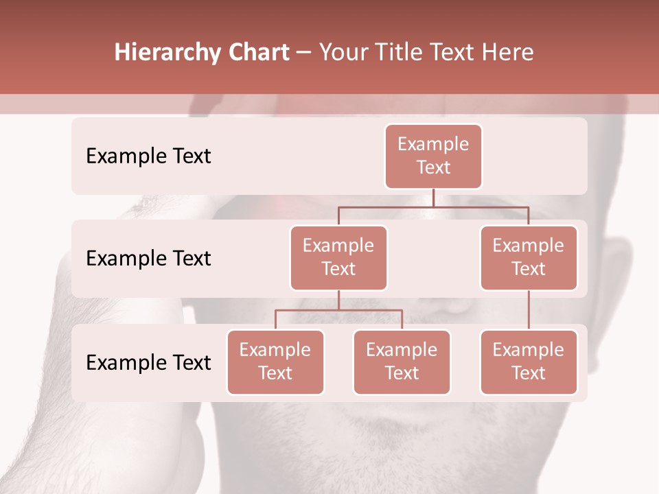 A Young Man Grasping His Head Where The Pain Is - A Killer Headache Or Migraine. PowerPoint Template