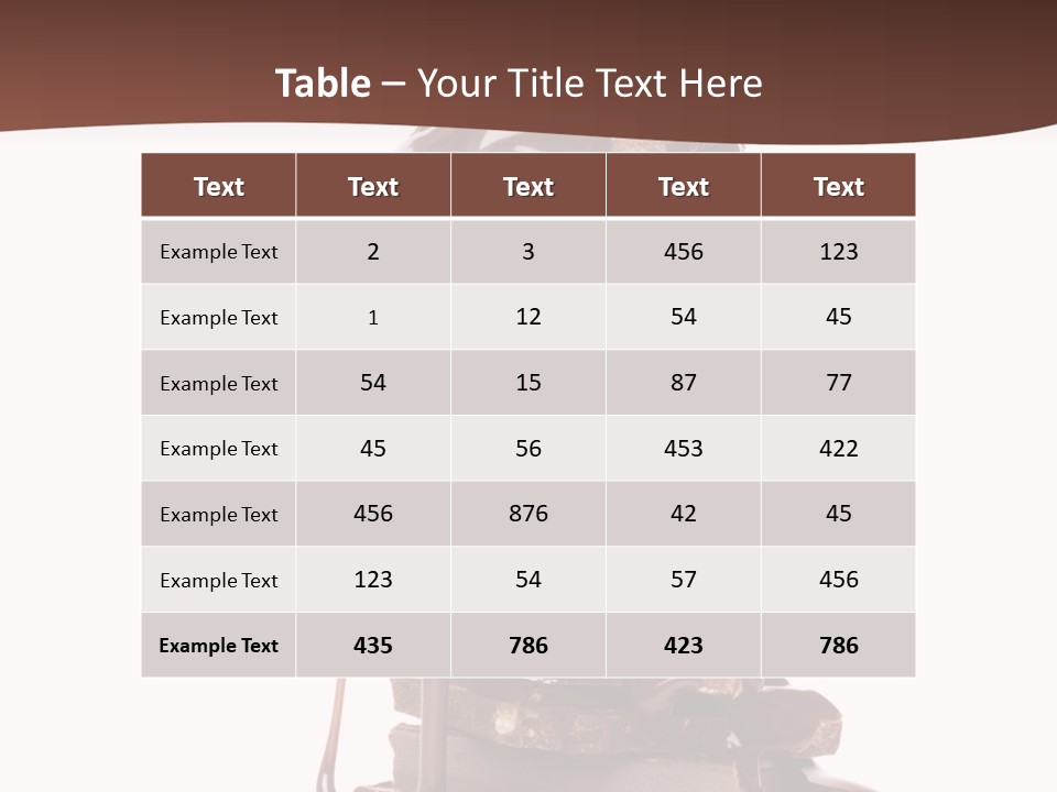 A Chocolate Fountain With Melted Chocolate On Top Of It PowerPoint Template