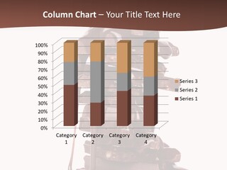 A Chocolate Fountain With Melted Chocolate On Top Of It PowerPoint Template