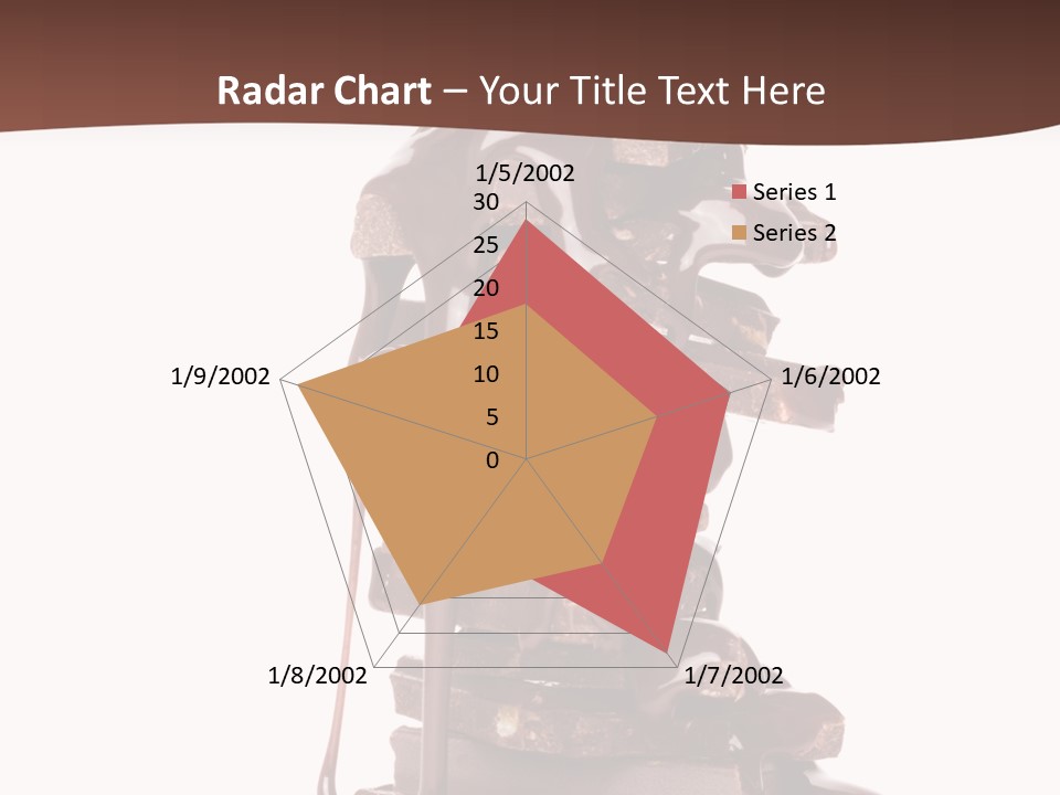 A Chocolate Fountain With Melted Chocolate On Top Of It PowerPoint Template