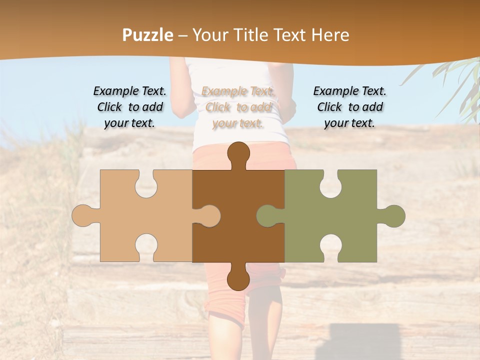 Active Girl PowerPoint Template