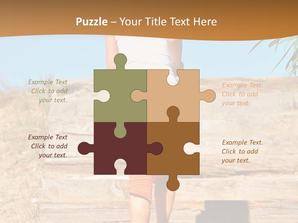 Active Girl PowerPoint Template