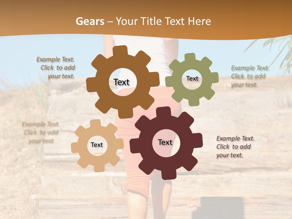 Active Girl PowerPoint Template