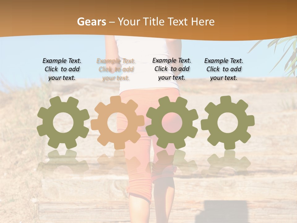 Active Girl PowerPoint Template