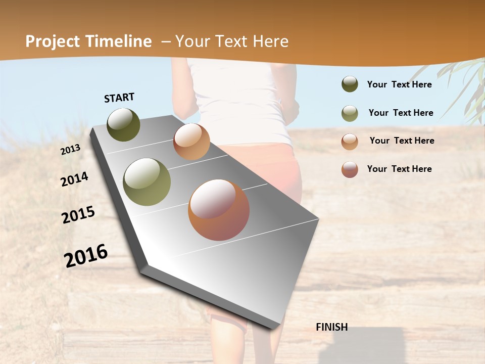 Active Girl PowerPoint Template