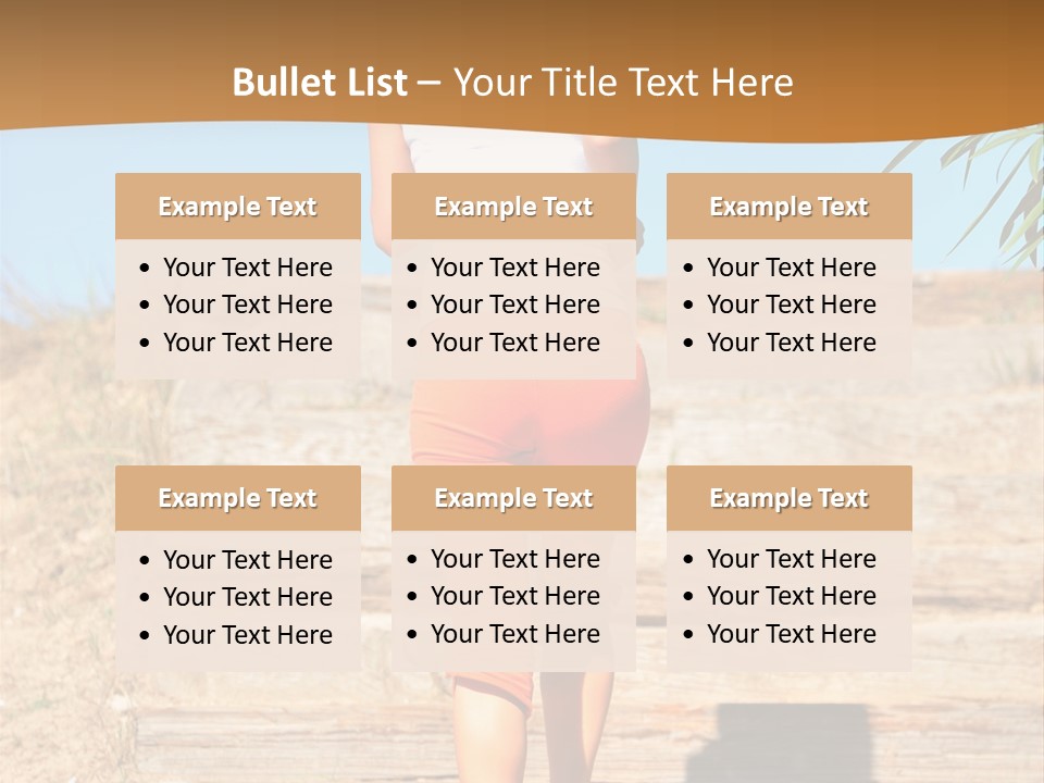 Active Girl PowerPoint Template