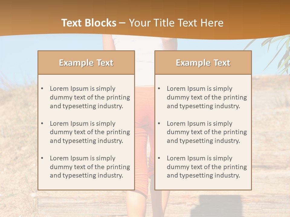 Active Girl PowerPoint Template