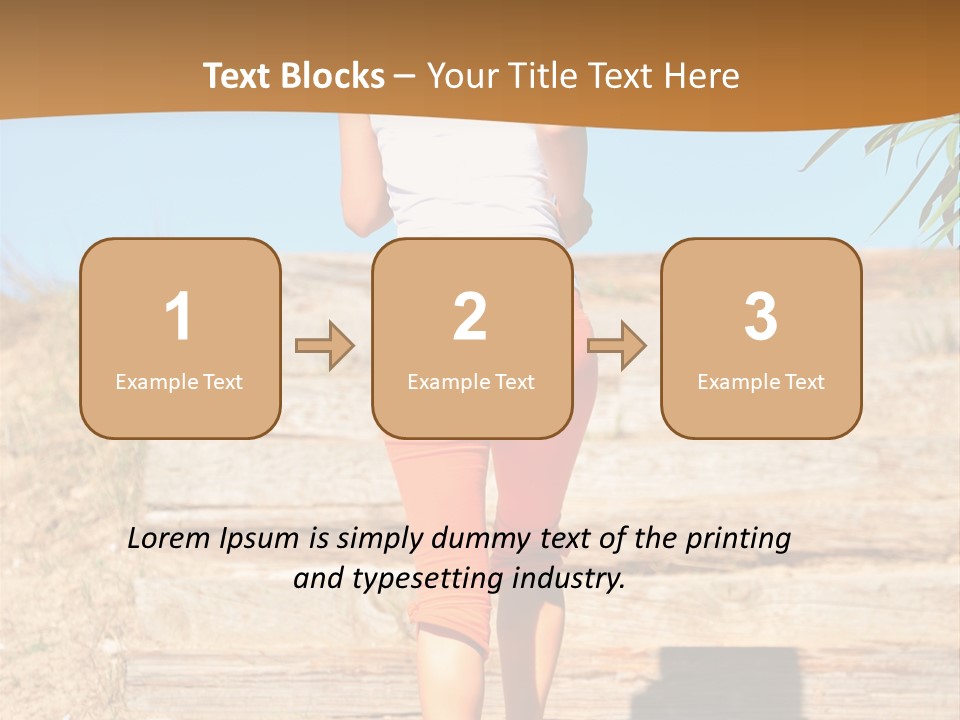 Active Girl PowerPoint Template